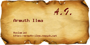 Armuth Ilma névjegykártya